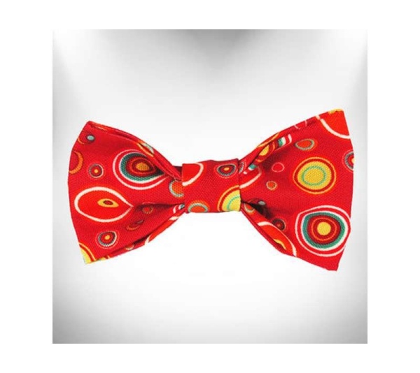 Red - Martini Dog Bow Tie