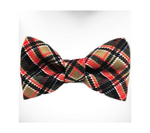 Gatsby - Plaid Dog Bow Tie