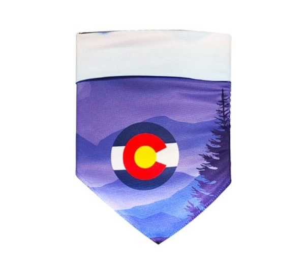 Colorado Mountains - Reversible Sport Bandanas  - Large