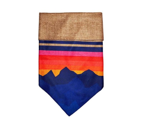 Mountain Blue/Purple - Reversible Sport Bandanas  - Small