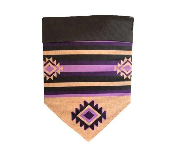 Pow Wow Pink/Purple - Reversible Sport Bandanas  - Small
