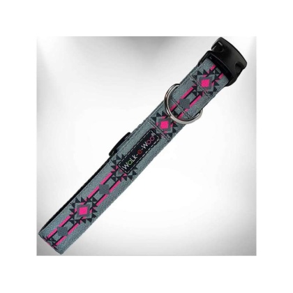 Pow Wow Pink - Southwestern Collars - L 1" width fits 14-25" neck