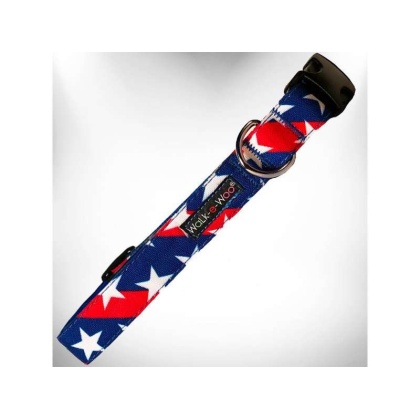 Stars & Stripes Dog Collars - L 1" width fits 14-25" neck