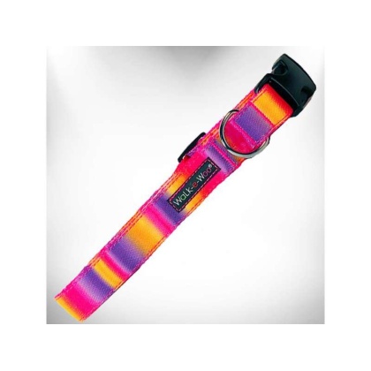 Pink/Purple - Tie Dye Dog Collars - XS 5/8" width fits 8-12" neck