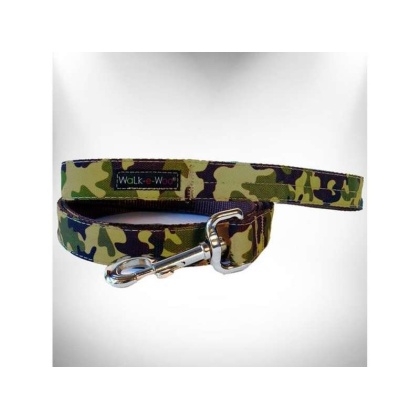 Brown Camo - Camo Dog Leads  - THIN Lead 5/8" width- 5' length