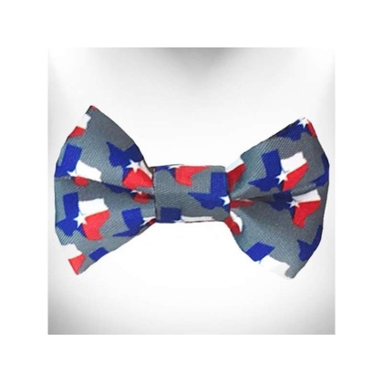 Texas Grey - Colorado and Texas Dog Bow Tie