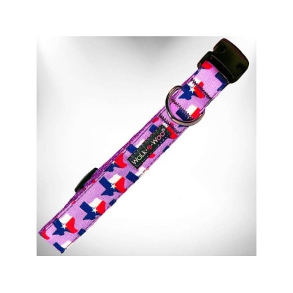 Texas Lavender - Colorado and Texas Dog Collars - S 3/4" width fits 10-14" neck
