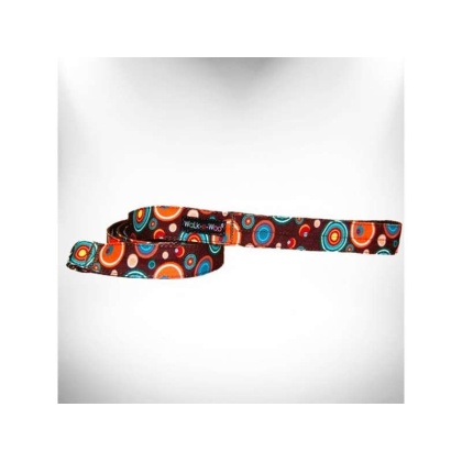 Chocolate - Martini Dog Leads  - THIN Lead 5/8" width- 5' length