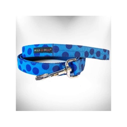 Navy - Polka Dot Dog - Monotone Leads  - REGULAR Lead 1" width- 5' length