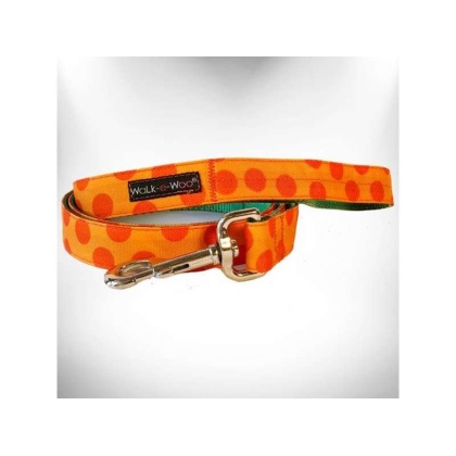 Orange - Polka Dot Dog - Monotone Leads  - THIN Lead 5/8" width- 5' length