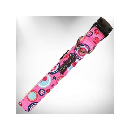 Pink - Martini Dog Collars - XS 5/8" width fits 8-12" neck