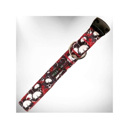 Skulls n' Roses - Tattoo Dog Collars - XS 5/8" width fits 8-12" neck