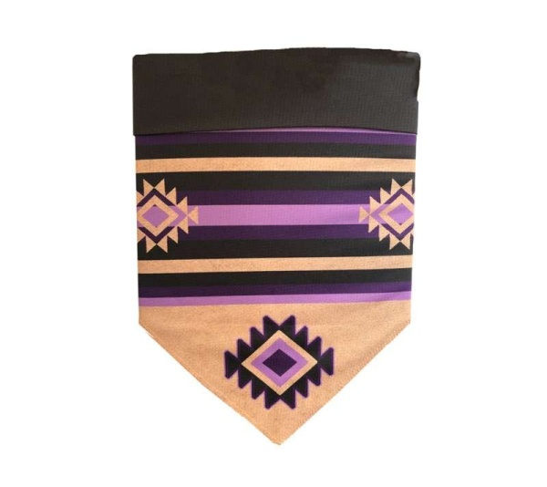 Purple Sky/Pow Wow Pink - Sport Bandana  - Large