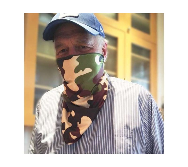 Camo/Green - Sport Bandana  - Large