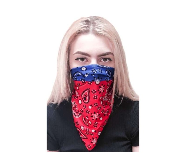 Red/Blue Bandana - Sport Bandana  - Small