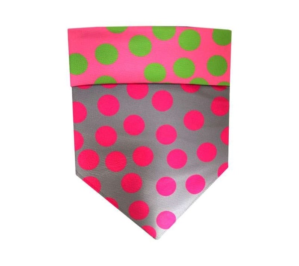 Green/Pink/Grey - Sport Bandana  - Small