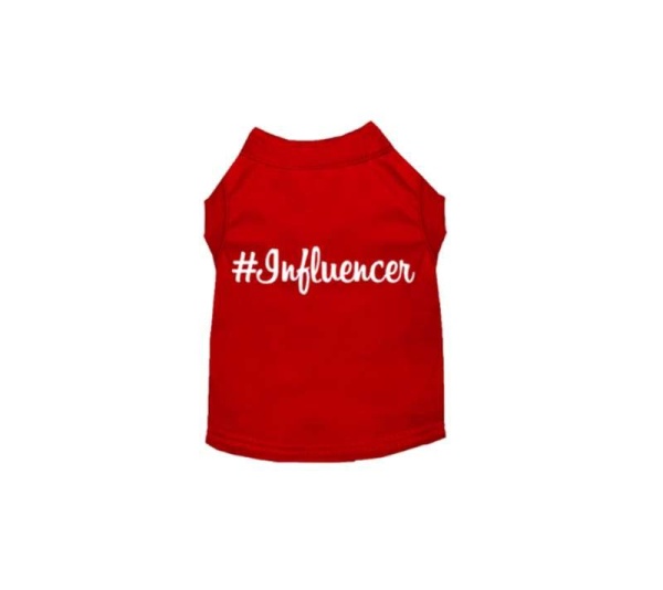 RED - #Influencer Shirt - X Small