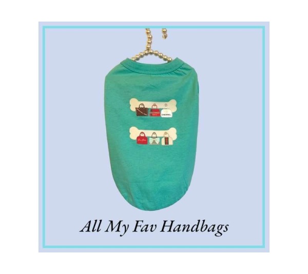 All My Fav Handbags- Dog Tee - X Large
