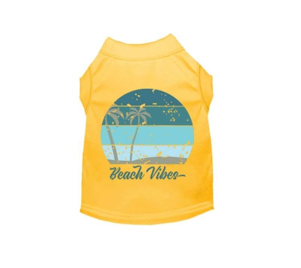 YELLOW - Beach Vibes Tee - Small