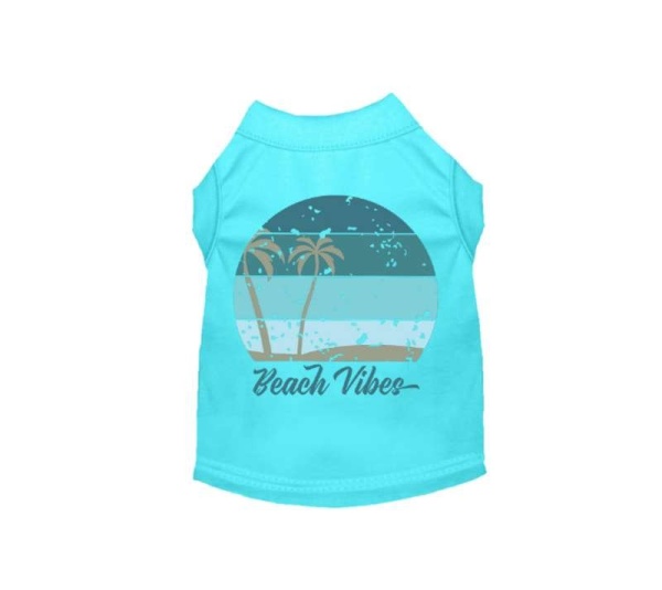 BLUE - Beach Vibes Tee - Large