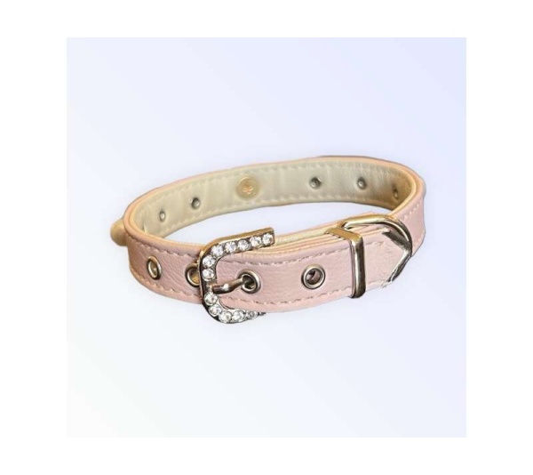 Beaded Pearls and Bow Collar - 14"