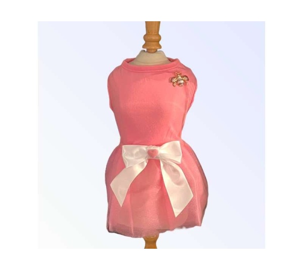 Bee Mine Valentine Dog Dress - Large