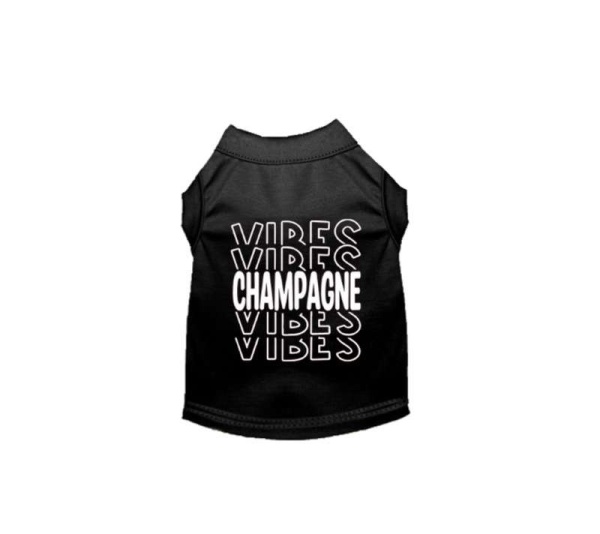 Champagne Vibes Dog Shirt - Large