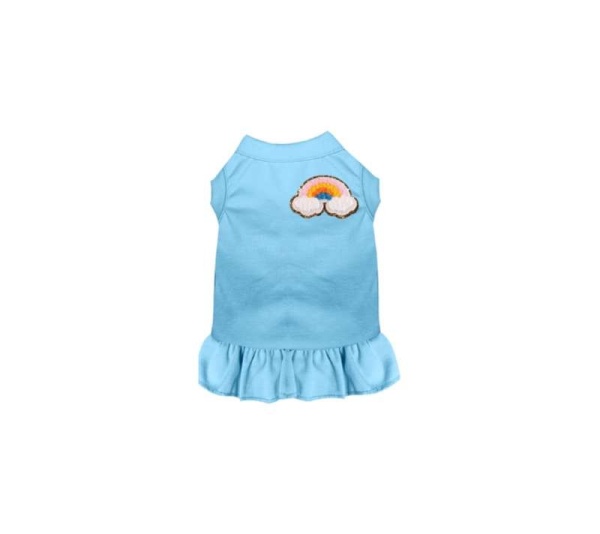 BLUE - Chenille Rainbow  - X Small