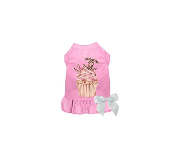 PINK - Chewnel Cupcake Dress - Medium