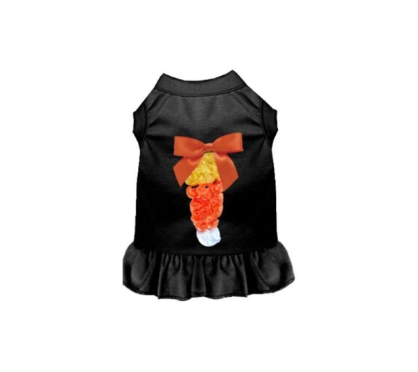 Chiffon Candy Corn Rose Dress - Small