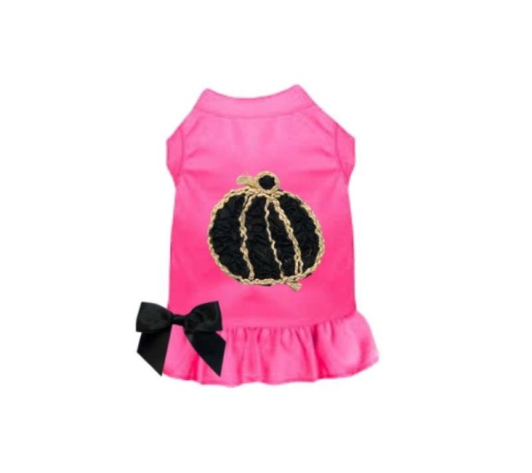 PINK - Chiffon Rose Halloween Pumpkin Dress - X Large