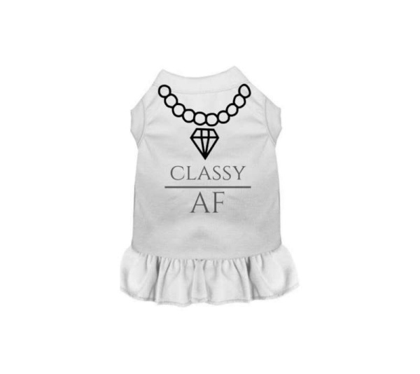 White - Classy AF - Medium