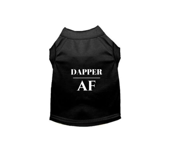 Black - Dapper AF Tee - X Large