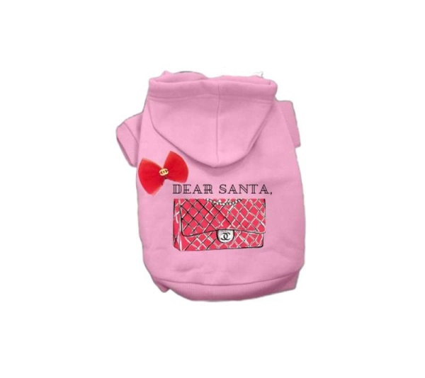 PINK - Dear Santa Hoodie - X Small