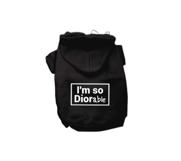 BLACK - DIOR-able Hoodie - X Small