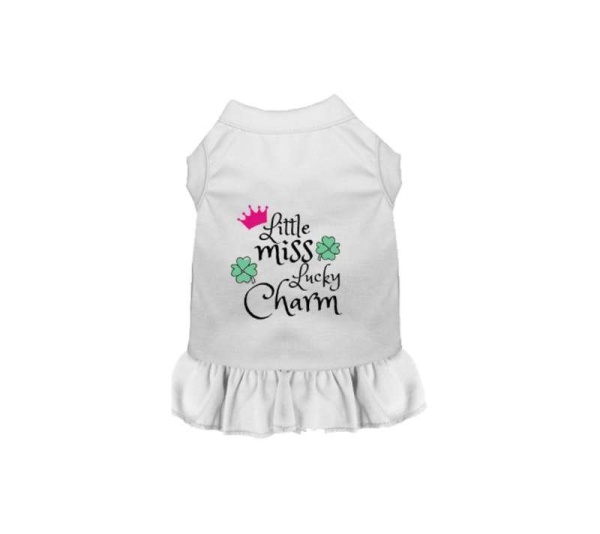 white - Little Miss Lucky Charm - Medium