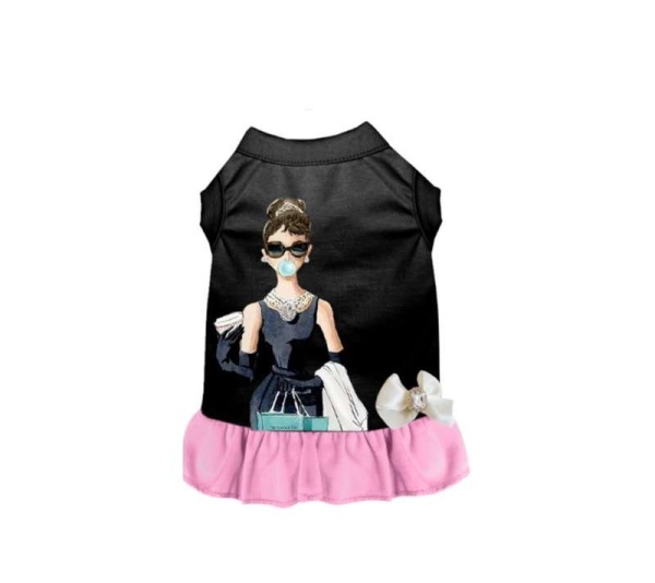 BLACK AND PINK - Little Miss Sniffany Dress - Large