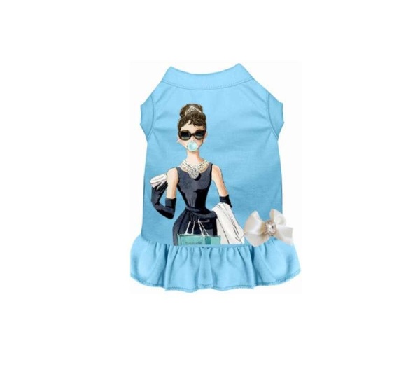 BLUE - Little Miss Sniffany Dress - 2X Large