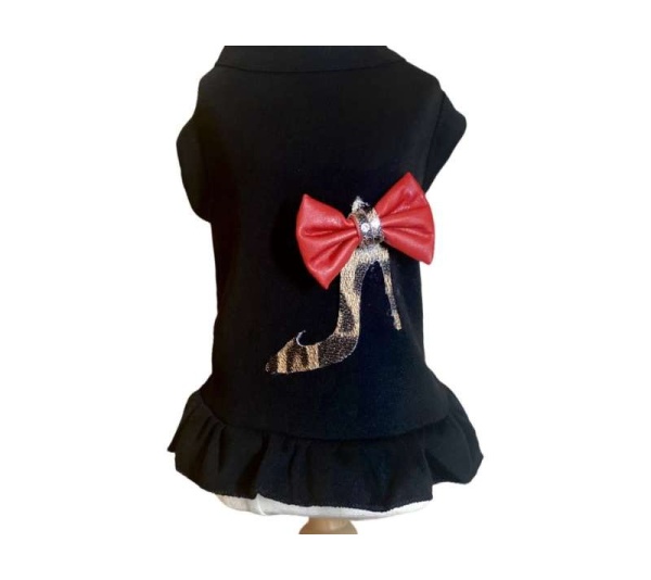 Black - Loubarkin Panthera Dress - Medium