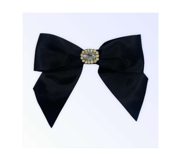 BLACK - Luxurious Satin Bows