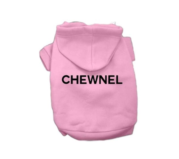 PINK - My Fab Chewnel Warm Dog Hoodie - Medium