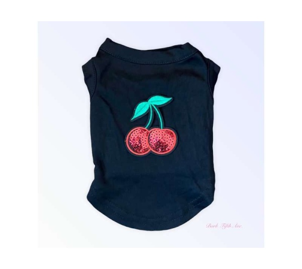 BLACK - My Fabulous Cherry Tank - X Large