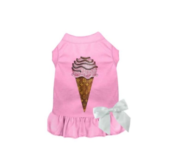 PINK - My Favorite Chewy Vuitton Ice Cream Dress - Small