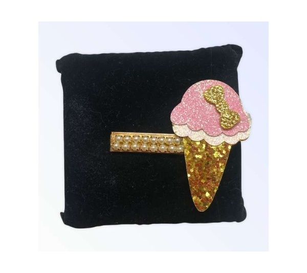 My Little Ice Cream Cone Hair Barrettes