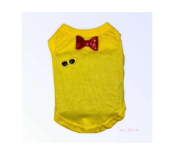 YELLOW - My Summertime Sunglasses & Bows Tank - Medium