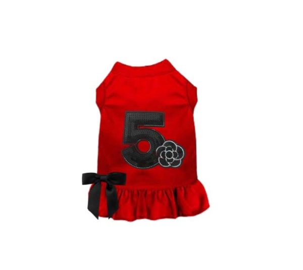 RED - No. 5 Camellia Dress - X Small