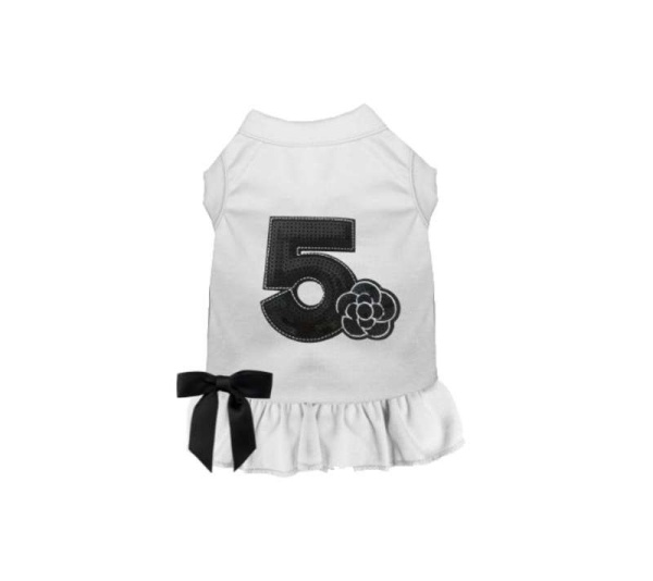 WHITE - No. 5 Camellia Dress - Large