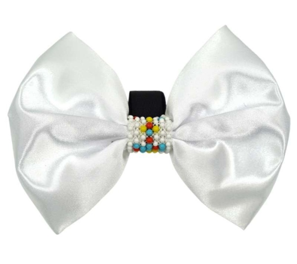 White - PR3008|Pets Ribbons - 4"