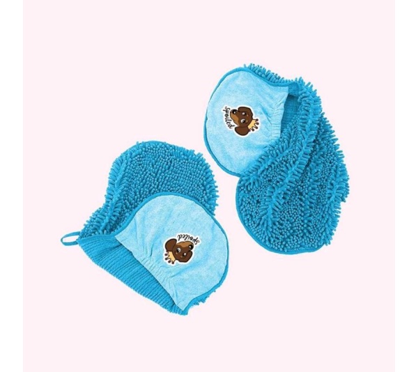 "Spoiled" Blue Bath Towel