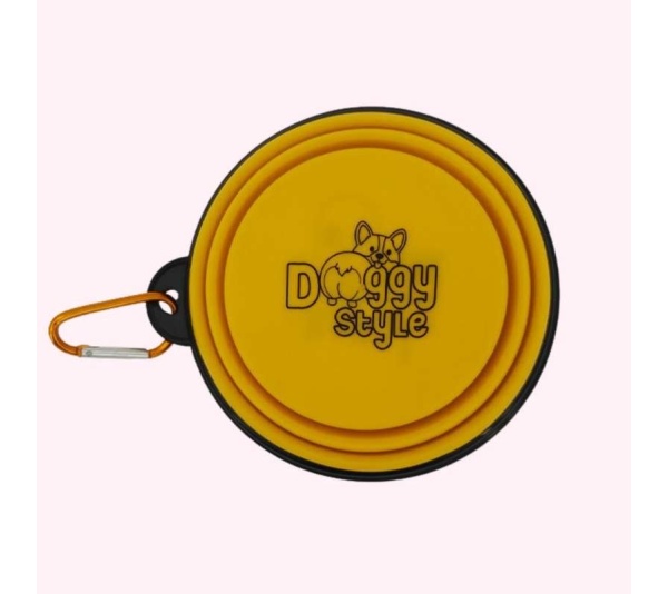 "Bad Motha Fluffa" Orange Dog Bowl